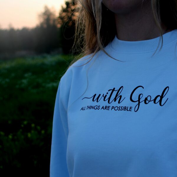 with god christelijk sweater verschijn duurzame kleding
